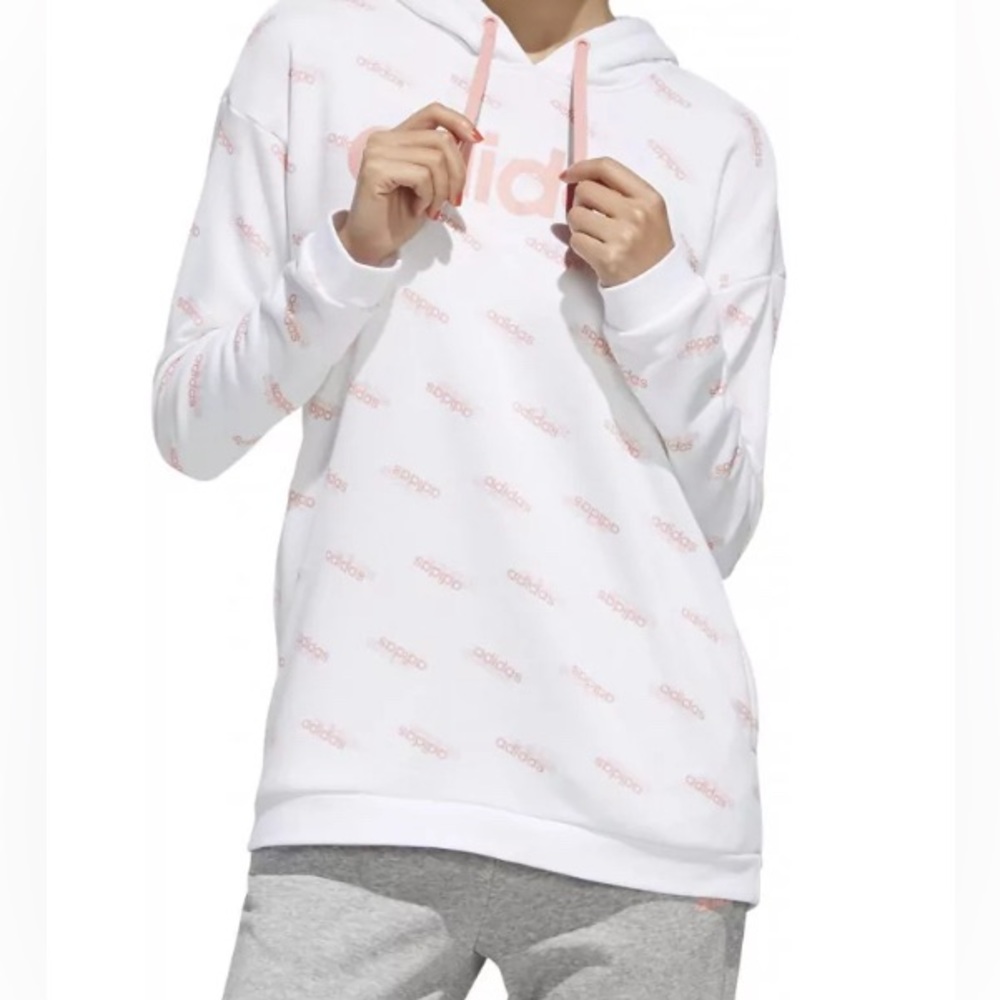 Adidas logo hoodie
